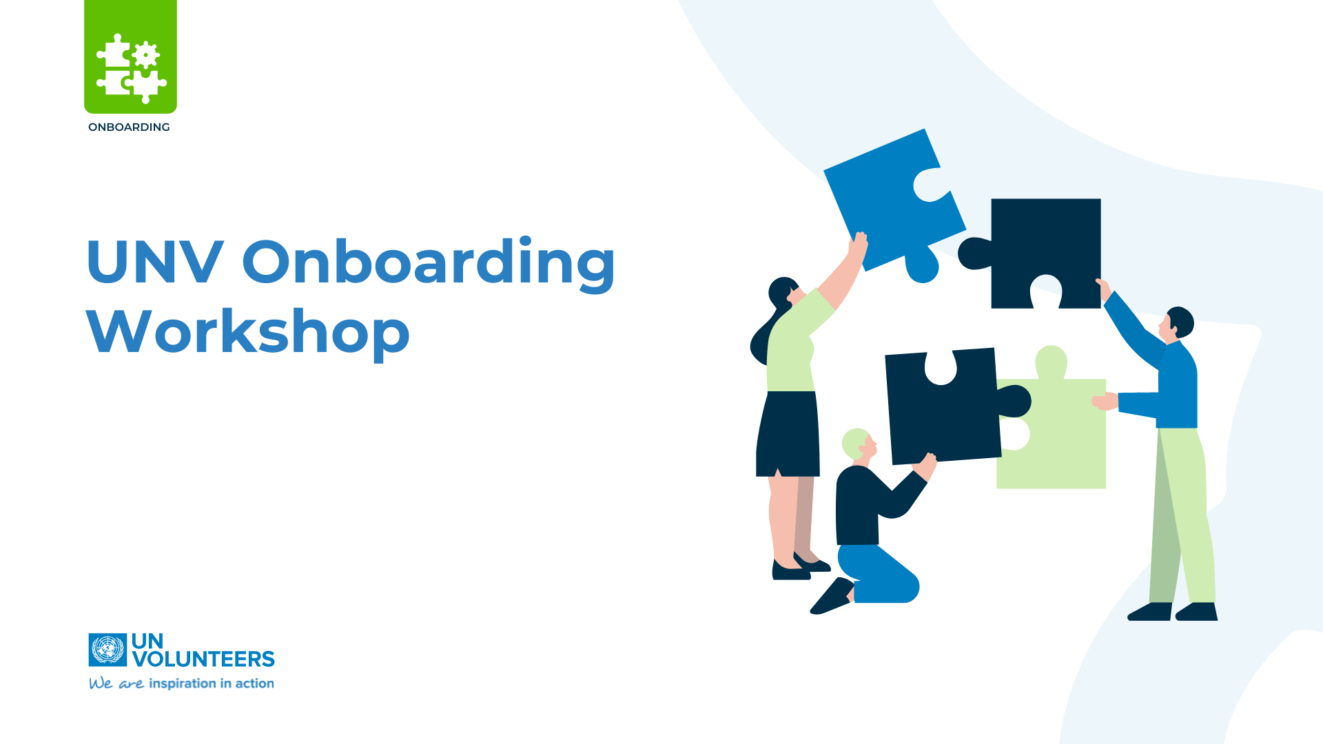 UNV Onboarding workshop for new UN Volunteers