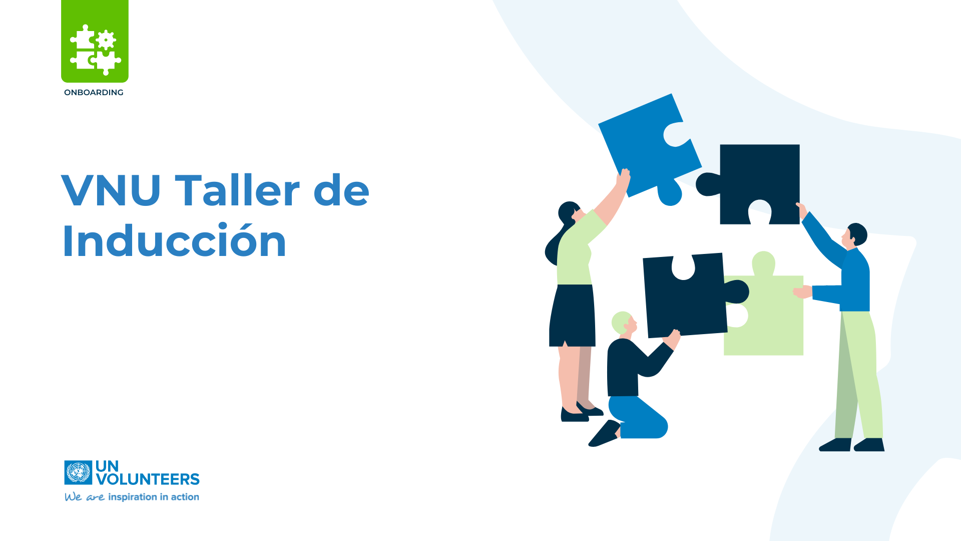 Taller de Inducción para nuevos/as Voluntarios/as ONU