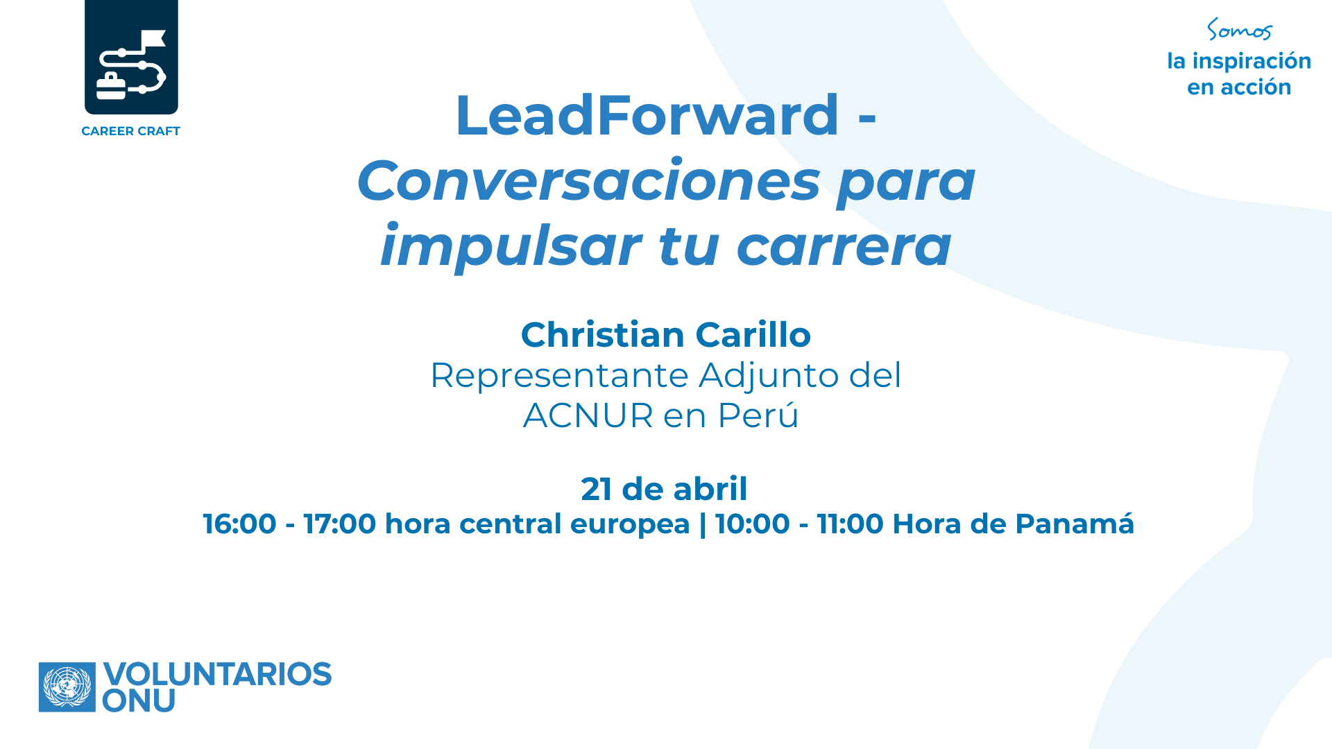 LeadForward - Conversaciones para su crecimiento profesional - Christian Carillo