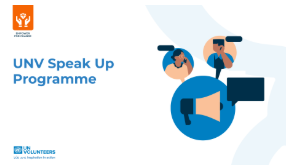 Développer l'empathie - Programme SpeakUp VNU