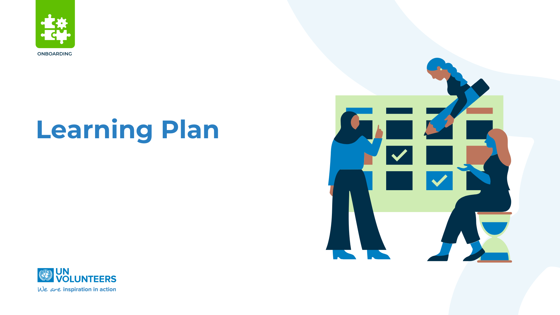 UN Volunteer Learning Plan