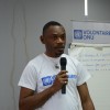 Prise de parole lors d'une rencontre des VNU du Bureau PVNU CONGO Brazza-GABON